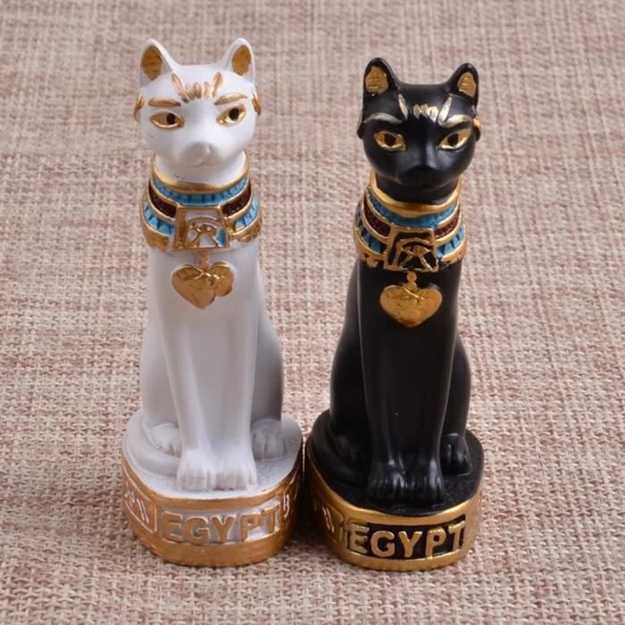 Mini Egyptien Chat Statue Sculpture Egypte Deesse Figurine Decor A La Maison Retro Chat Decoration De Haute Qualite Cdiscount Maison