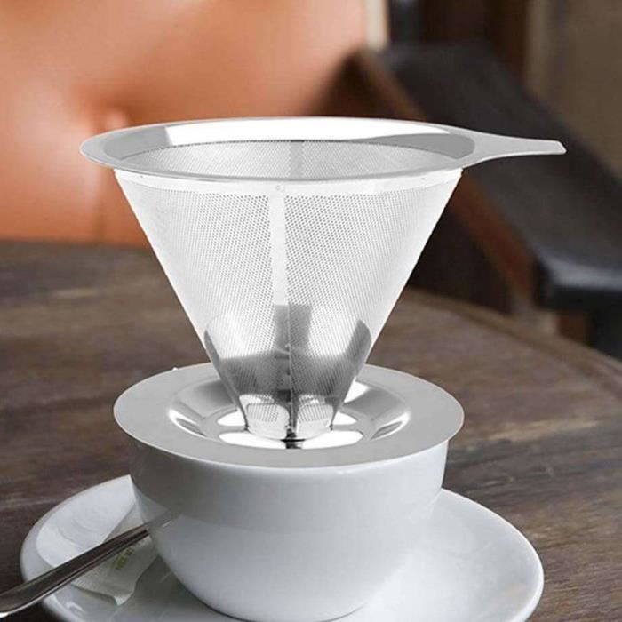 Filtres à Café Jetables Avec Oreilles – 50 Pièces 7,5x9 Cm, Non Tissé, Pour Camping, Voyage, Maison