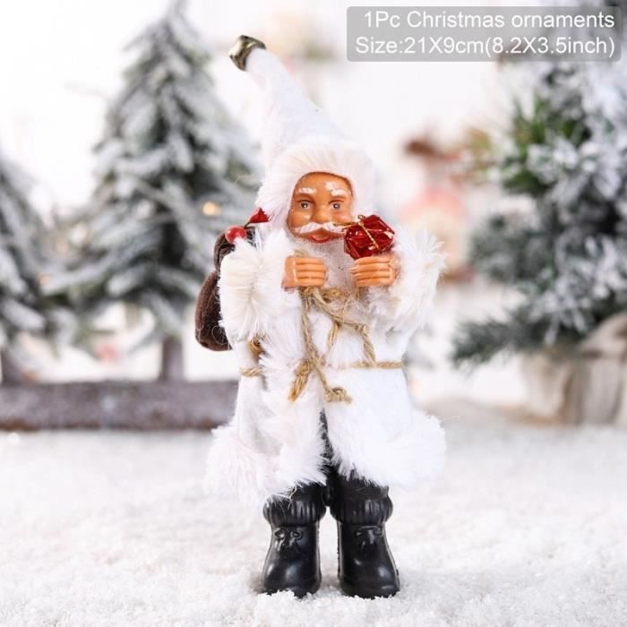 Lot De 6 Boules à Neige Père Noël - Décoration De Noël Ou Petit Cadeau Festif