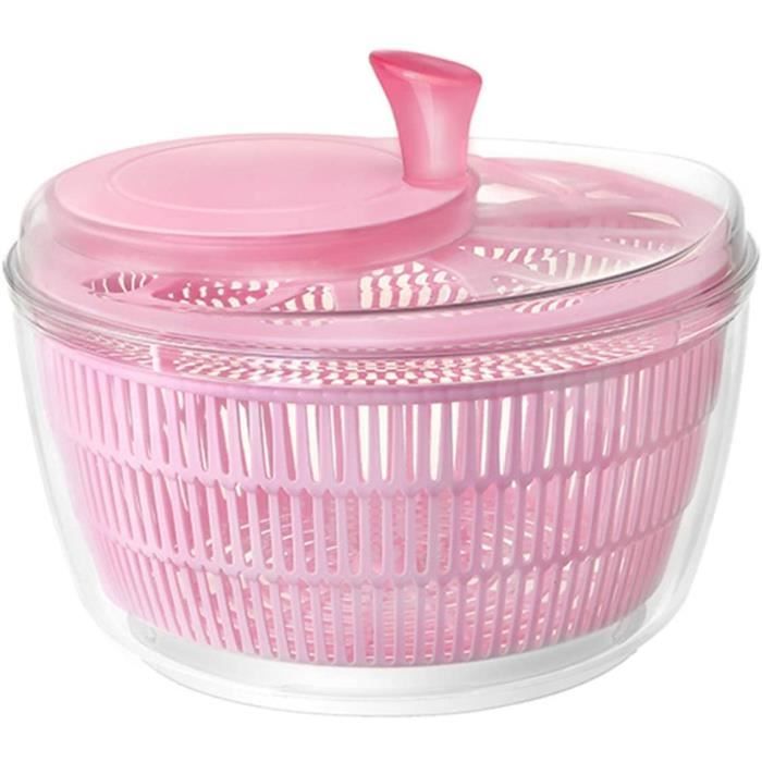 Essoreuse à Salade Grande Capacité 5L - Essoreuse Fruits Et Légumes Efficace En PP Durable Pour Salades Croustillantes