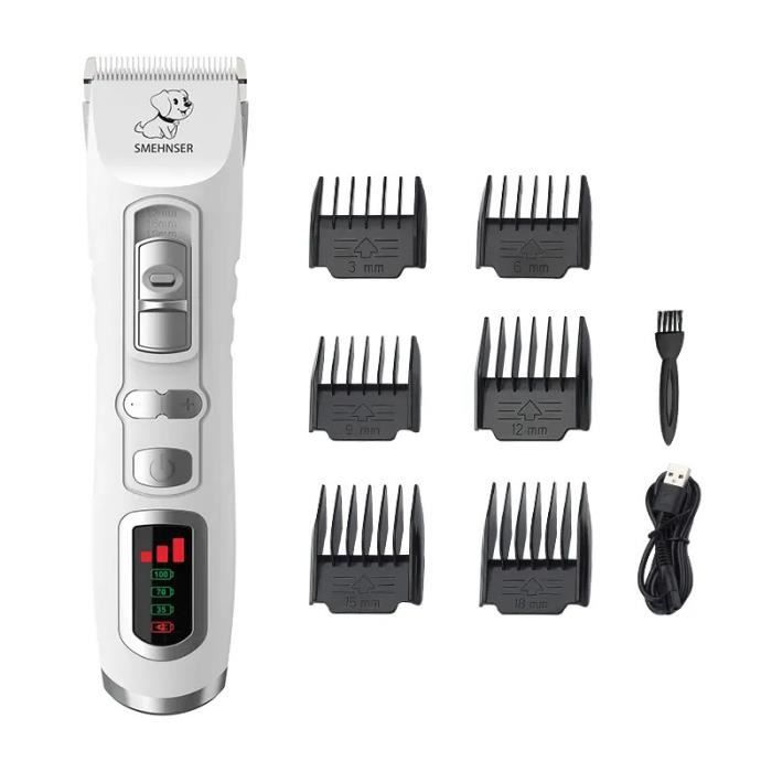 FNZKT Tondeuse Professionnelle Pour Chevaux 690W - 6 Vitesses Réglables, Machine à Tondre Chevaux, Mules, Bovins, Chiens - Lames Ultra-Tranchantes