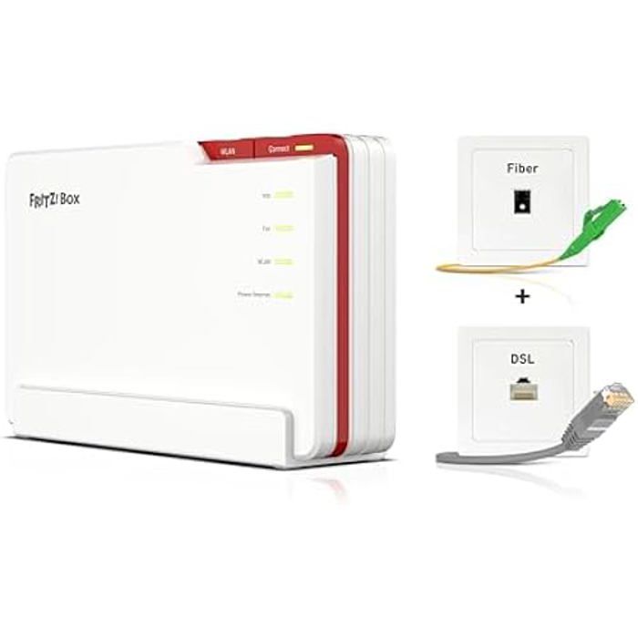 Routeur Wi-Fi 7 – AVM – FRITZ!Box 5690 Pro – 185 Gbit/s – 4 ports LAN Gigabit – DECT ULE et Zigbee