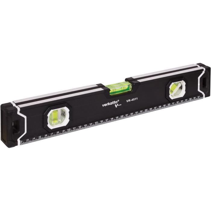 Niveau à Bulle Aluminium 120 Cm Avec 3 Libellules - Outil De Précision Pour Bricolage Et Construction, Neuf