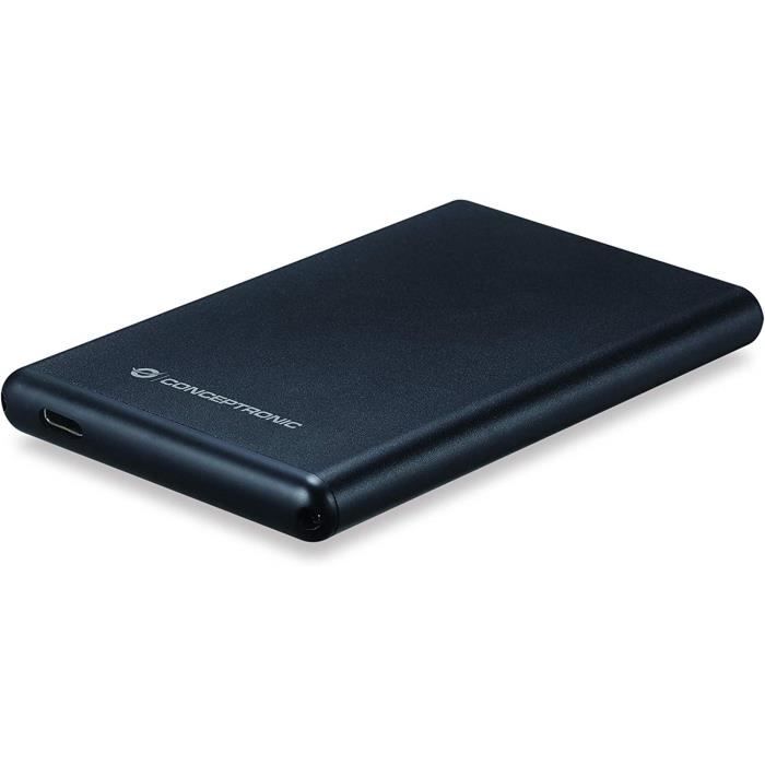 Conceptronic HDE02B Boîtier de disques de stockage Boîtier HDD 2.5