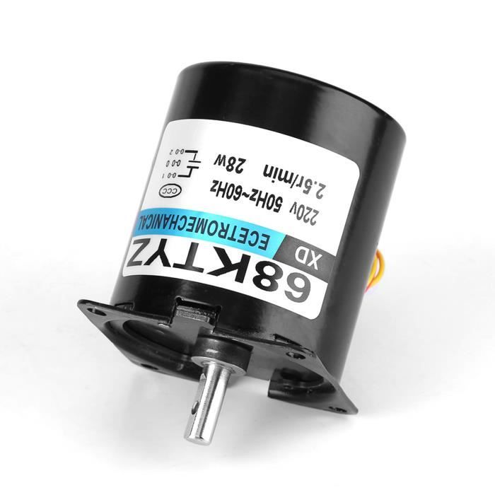 Moteur synchrone à engrenage permanent XD68KTYZ-AC-S1 AC220V 28W ...