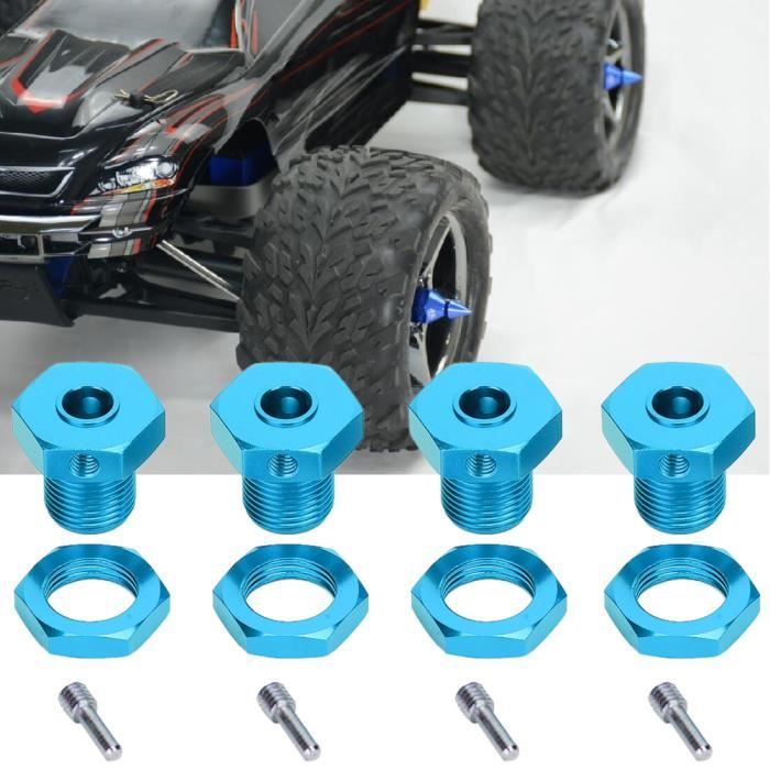 Haude 4 Adaptateurs Hexagonaux En Alliage D'aluminium 12 Mm Pour Voiture RC 1/14, Gris