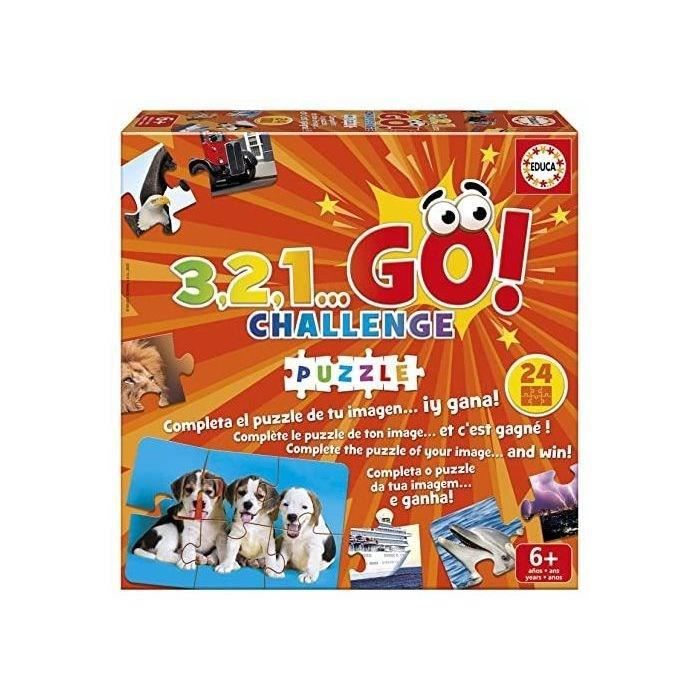 Jeu de société 3,2,1 go Challenge - Puzzle EDUCA pour adultes et ...