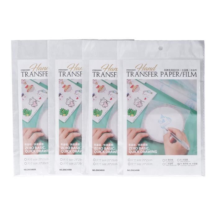 Papier De Transfert à Chaud Or Rose – 20 Feuilles A4 (29,7x21 Cm) – Épaisseur 12μm – Pour Cuir, Papier, Tissu, DIY – Température 90-150°C