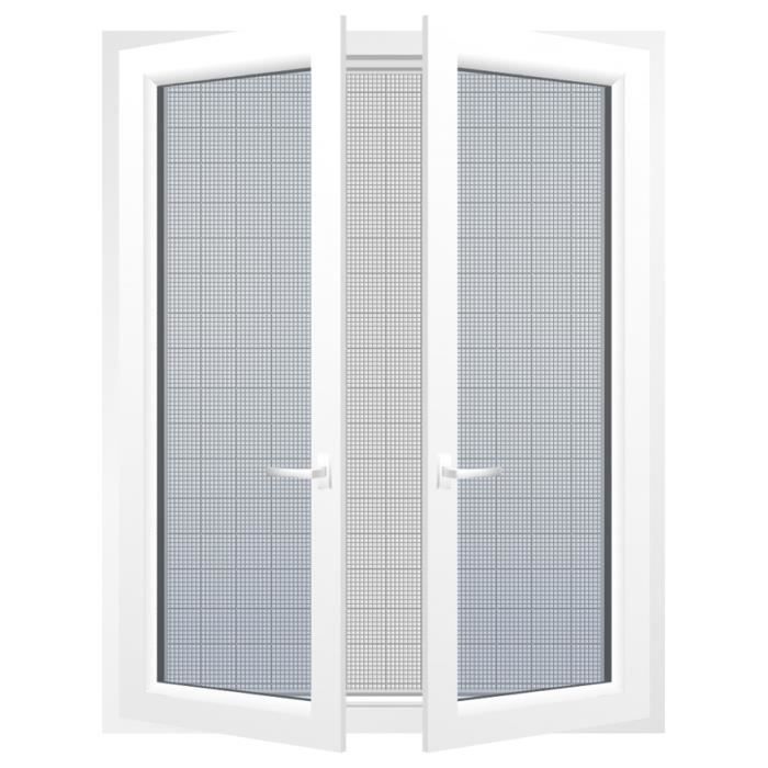 6 M ruban adhésif-Moustiquaire NEUF 130 x 150 CM-INCL Moustiquaire pour fenêtre