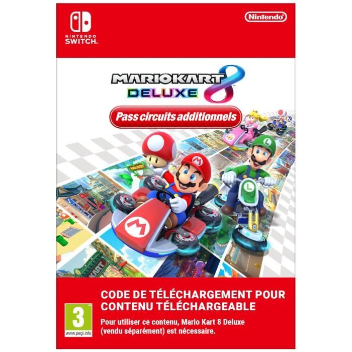 DLC Pass Circuits Additionnels pour Mario Kart 8 Deluxe  Code de  téléchargement pour Nintendo Switch - Cdiscount