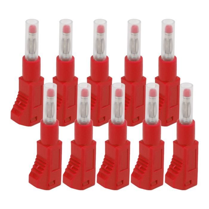 Pince Crocodile Fils De Test, 5pcs Câble De Test Pour Multimètre Et 10pcs Pinces Crocodiles, Fiche Banane Test Plomb, 4mm Cordon De Test De Prise Banane, Cordon Pince Crocodile Pour Multimètre