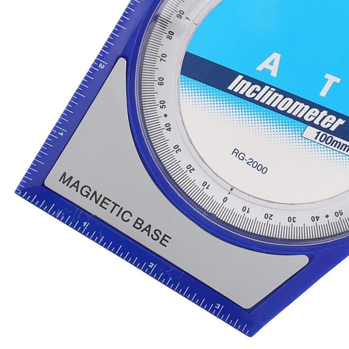Niveau à Bulle Inclinable - Détecteur D'Angle Et Pente - Outil De Mesure Précision - Neuf