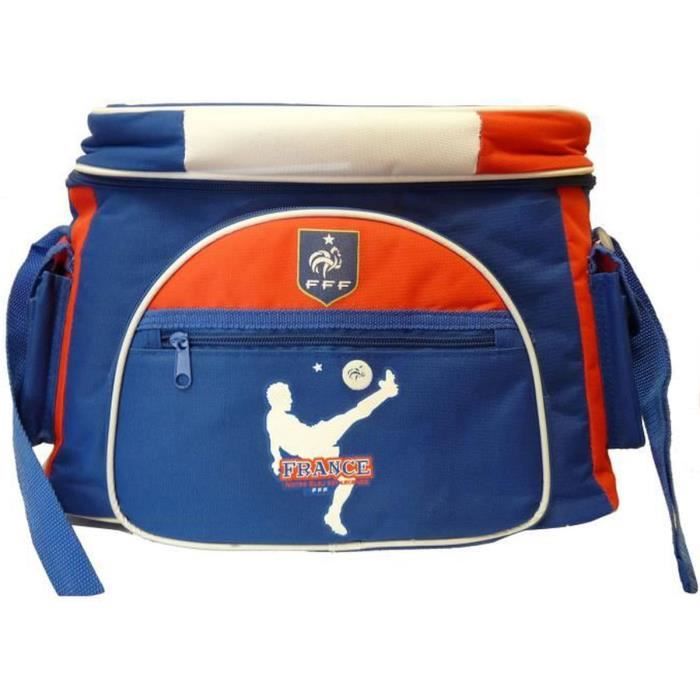 fff glaciere sac isotherme 17l bleu blanc et rouge cdiscount auto