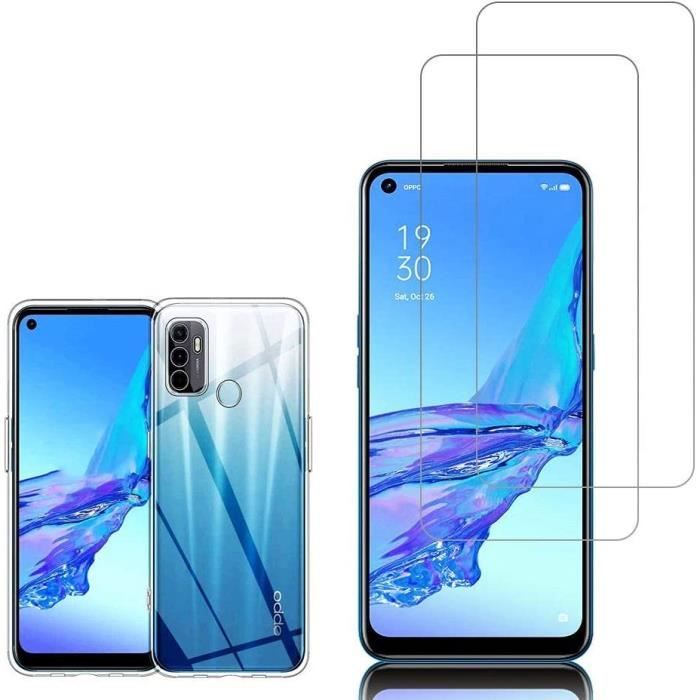 Coque et Verre trempé écran Oppo A53 2020- A53s-A32- A33 2020 6.5\