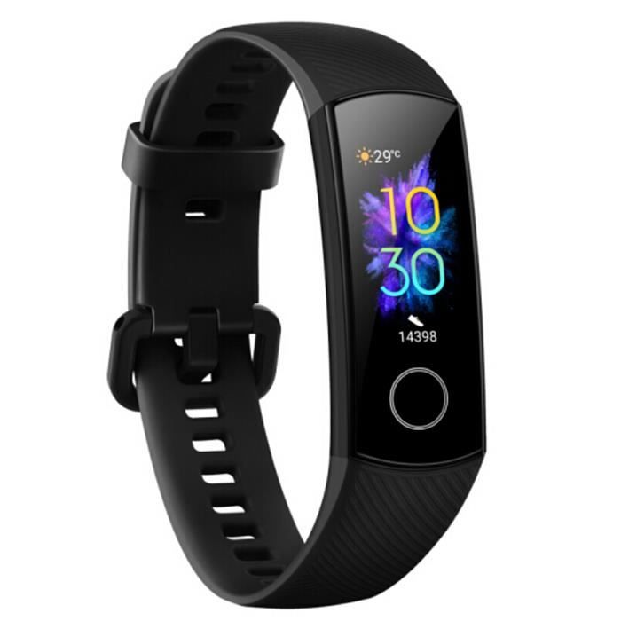 HUAWEI Honor Band 5 - Montre Connectée Montre Intelligent - Bluetooth 5.0  5ATM - Smartwatch Sports Étanche - Noir - Cdiscount Téléphonie