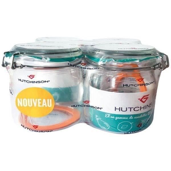 Bocaux à conserves - HUTCHINSON - Lot de 4 - Capacité 0,75 L
