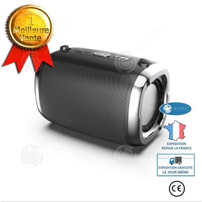 Mini Haut-parleur Bluetooth étanche IP67 – Petit Format, Gros Son, Pour Douche, Vélo, Voiture