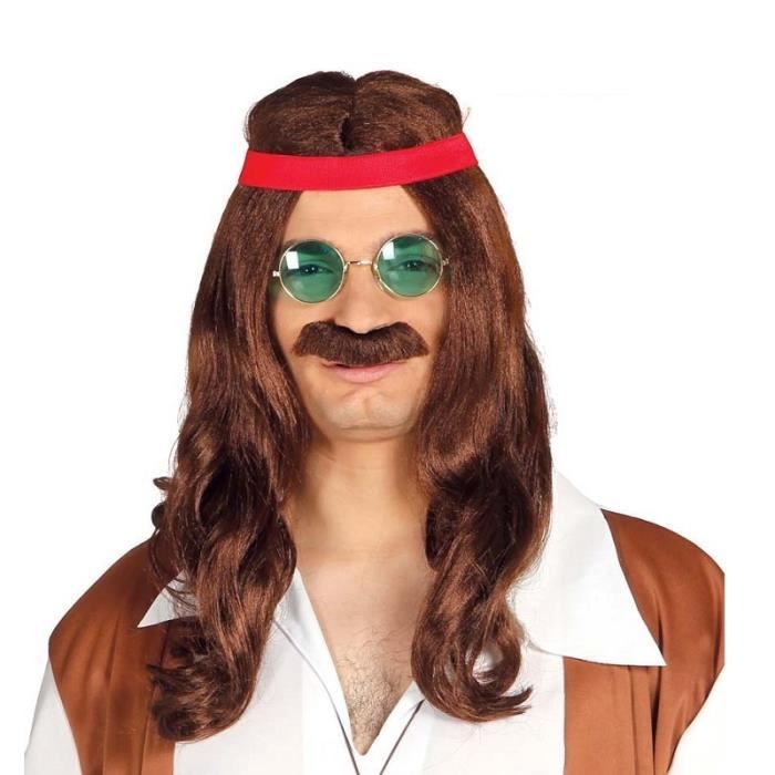 Homme avec perruque deals