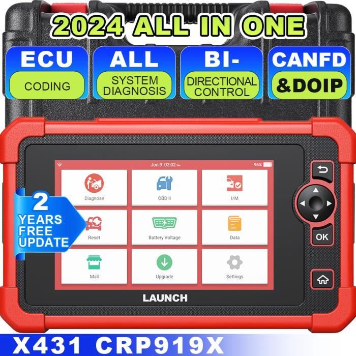LAUNCH X431 CRP919X Scanner OBD2 Valise Diagnostic Auto Outil de