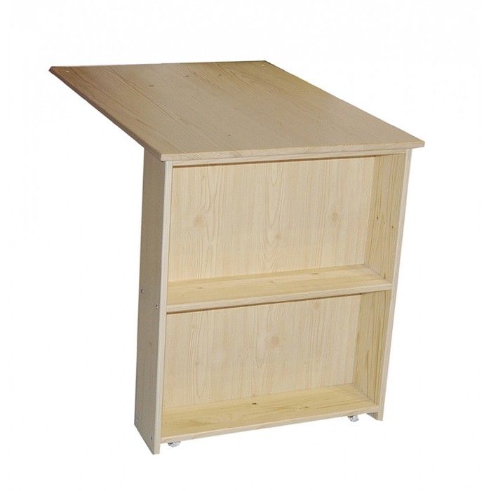 Bureau escamotable PORTO / Vernis Naturel Bureau escamotable PORTO / Vernis Naturel
