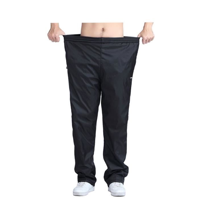Pantalon Homme Jogging Sport Grande Taille(4XL-6XL) DroitLâche Pantalons de  Survêtement Noir Noir - Cdiscount Sport