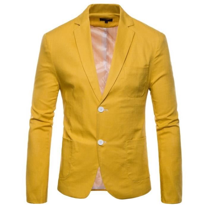 Veste homme Marque unie veste mode decontracte veste slim Nouveau