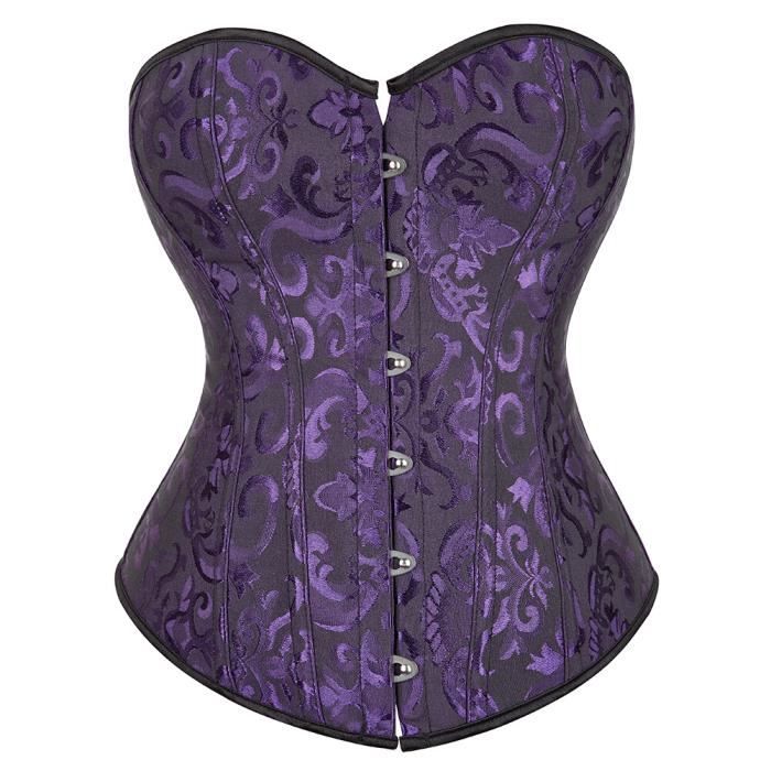 Corset Bustier Sans Bretelles Pour Femme - Avec Lacets Et Baleines, En Polyester, Pour Mise En Forme Et Style