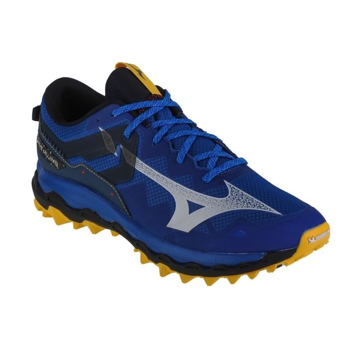 Chaussures de running Mizuno J1GJ227001 pour homme en bleu marine