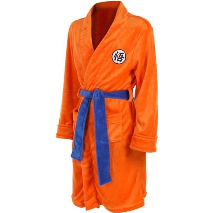 Dragon Ball Cosplay Peignoir Pyjama Son Goku robe de bain Adult Orange -  Cdiscount Prêt-à-Porter