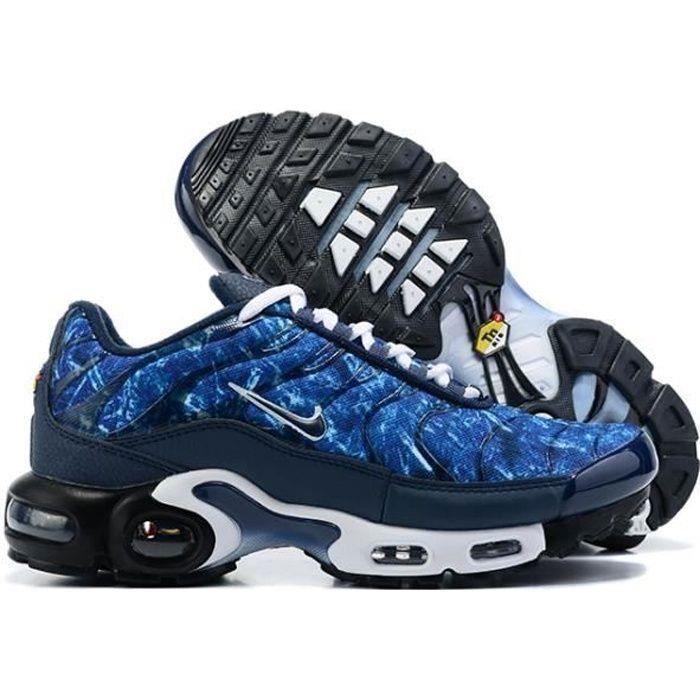Nike tn bleu noir deals