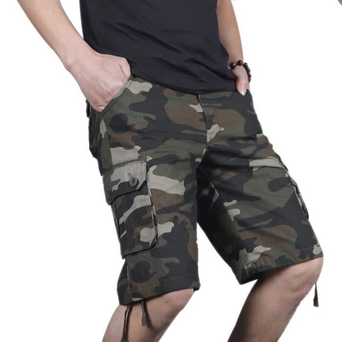 Short shop homme camouflage