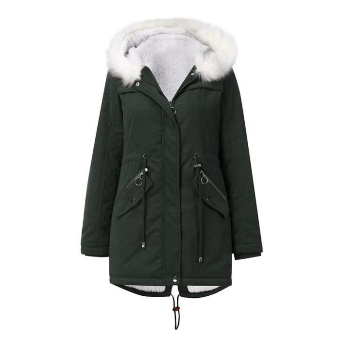 Parka velours sales femme