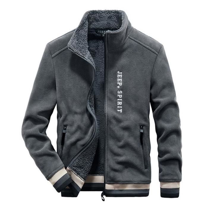 Veste polaire zippée homme on sale