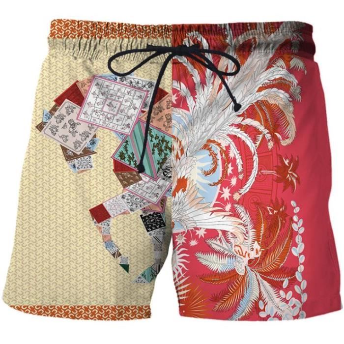Costume Homme Chemise Pour Homme Ensemble De Vêtements De Plage Hawaïens Été Boho Shorts