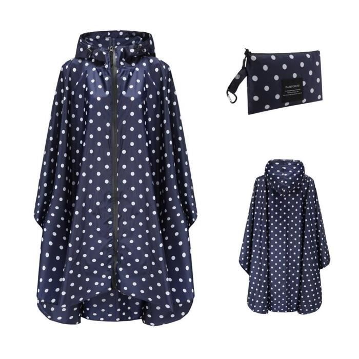 Poncho Pluie,manteau de pluie épais et imperméable pour homme et femme
