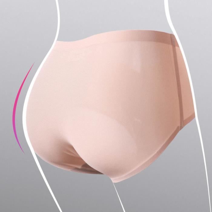 Culotte Femme Taille Haute Coton 4 Pièces Ventre Plat Confortable Slips