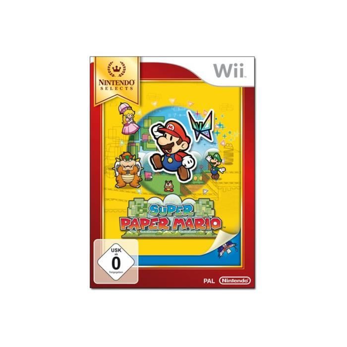 Super Paper Mario Nintendo Selects Wii