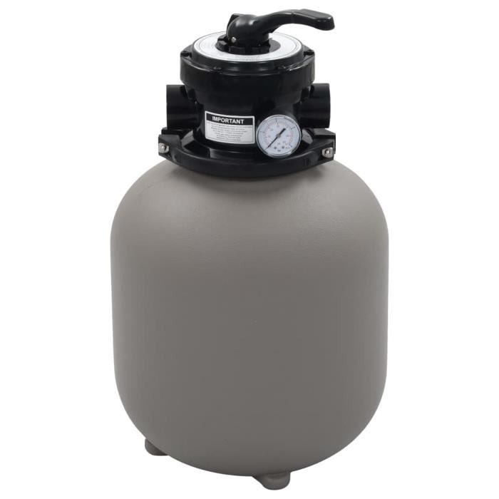 Filtre A Sable Pour Piscine Avec Vanne 4 Positions Gris 350 Mm Avec Pompe Piscine Nettoyage Achat Vente Pompe Filtration Filtre A Sable Pour Piscine Cdiscount