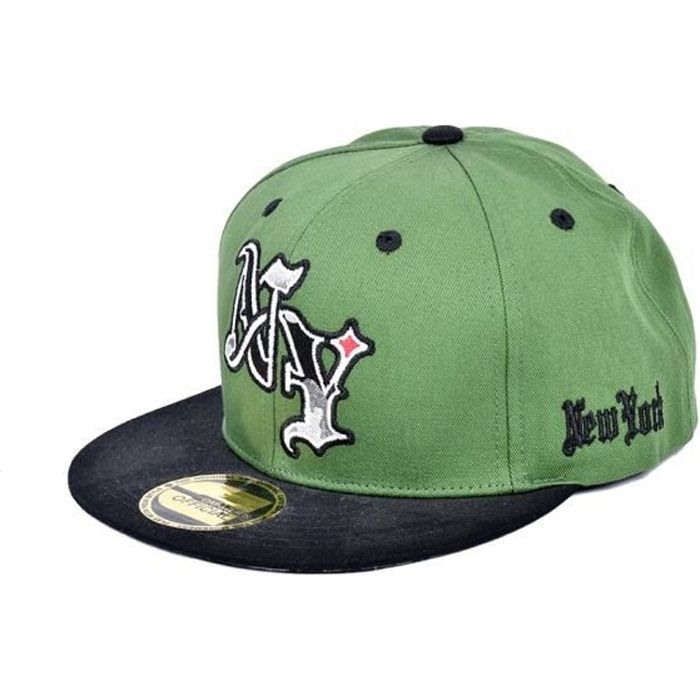 Casquette New York Kaki Cdiscount