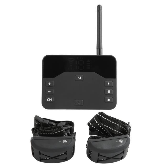 Comparer les prix de Clôture sans fil pour animaux de compagnie Clôture électrique sans fil pour chien 2 en 1, système de sport harnais