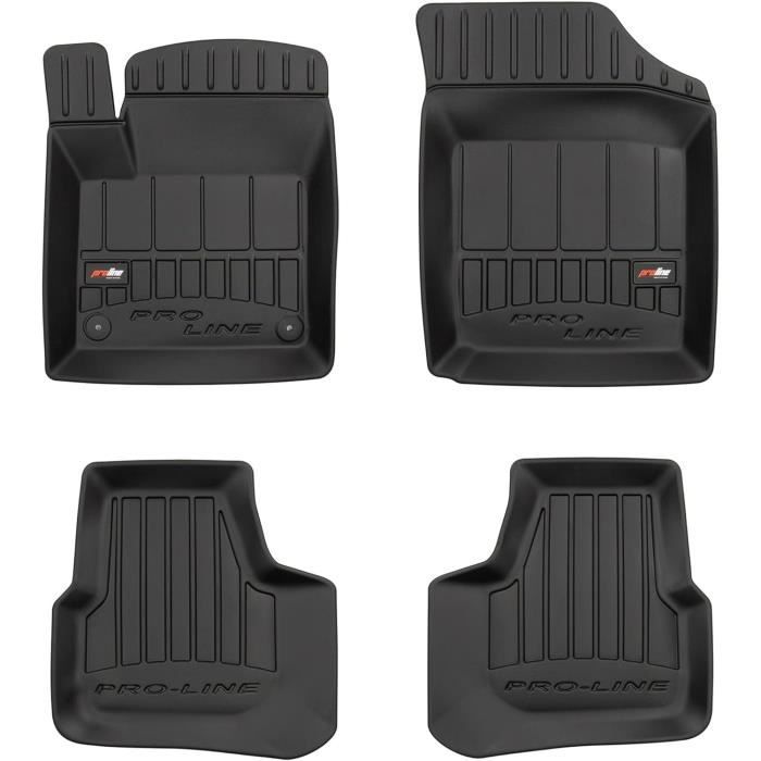 Tapis De Sol Caoutchouc Pour SsangYong Tivoli (2015 Et +) - Noir, Antidérapant, Protection Tous Temps - Tapis Voiture Sur Mesure