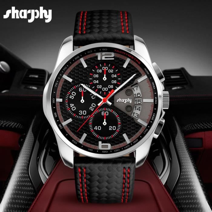 Sharphy montre homme marque de luxe sport clearance
