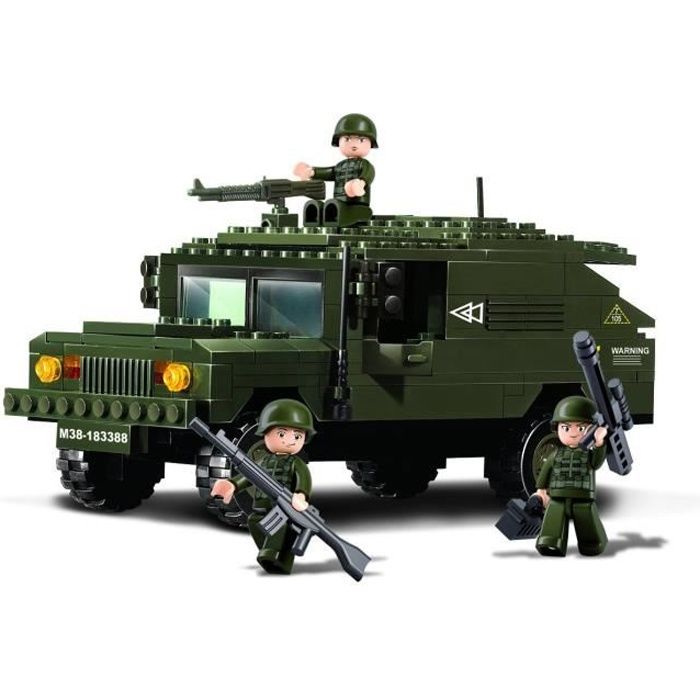 Briques Compatibles Lego - Construction - Armée - Camion Militaire - Sluban  - Cdiscount Jeux - Jouets