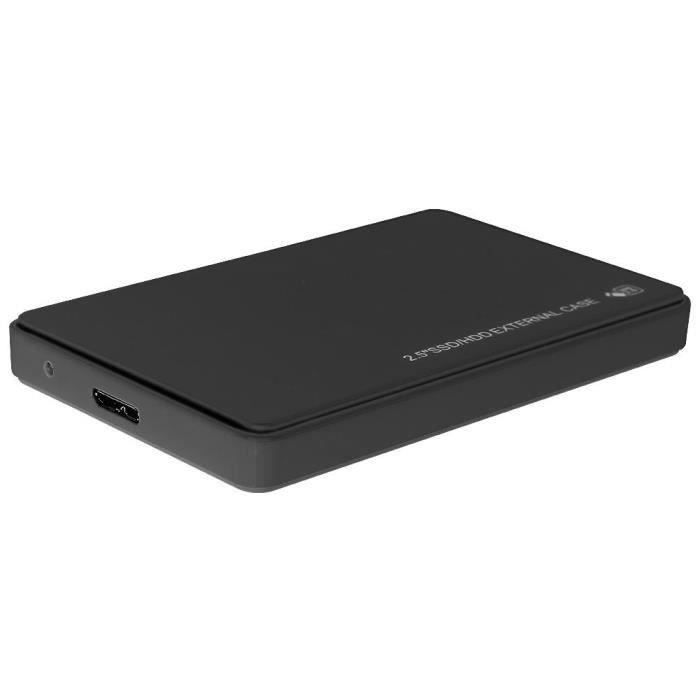 Boîtier Disque Dur Externe USB 3.1 Type-C – Pour SSD/HDD 2,5" Jusqu’à 6 To, Vitesse 5 Gbit/s | Compatible PC, Mac, Android