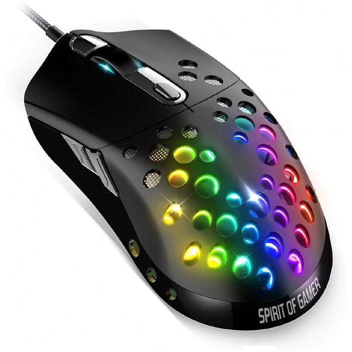 Souris gaming ELITE-M80 Spirit of gamer Ambidextre - Cdiscount