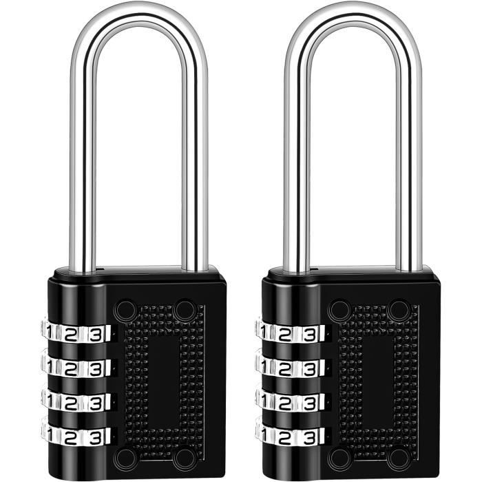 6 Pcs Cadenas Code 4 Chiffres, Cadenas Casier, Cadenas A Code, Cadenas