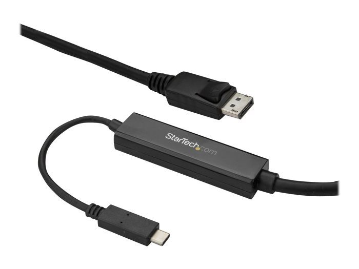 STARTECH Câble adaptateur USB-C vers DisplayPort 4K 60 Hz de 3 m - Noir - première extrémité: 1 x USB Type C Mâle Thunderbolt 3