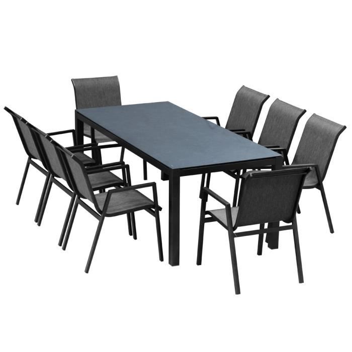 Salon De Jardin Aluminium Vitoria Achat Vente Ensemble Table