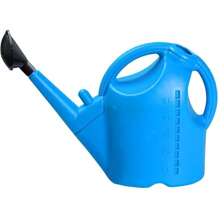 Arrosoir 11l Arrosoir Geli 5 Litres Rose - Plastique Recyclable Avec Pommeau - Jardin Balcon Arrosoir Jardin 5 Litres Rose