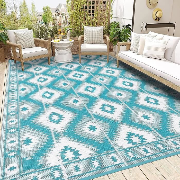 Tapis D'Extérieur 240x300 Cm Falflor | Imperméable Pliable Noir